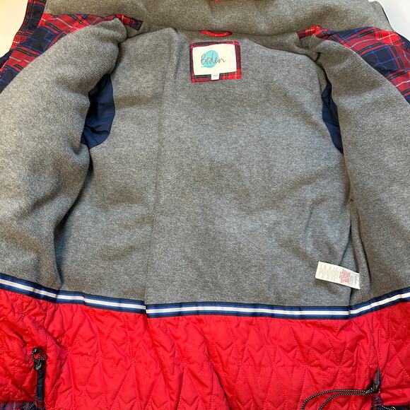 Mini Boden Plaid Puffer Coat 13-14Y - Picture 6 of 7